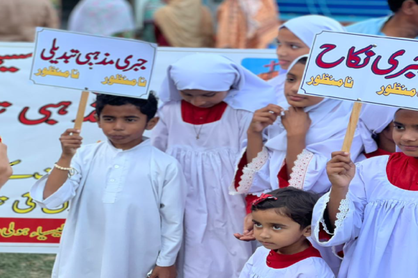 Christian protest in Bhimber