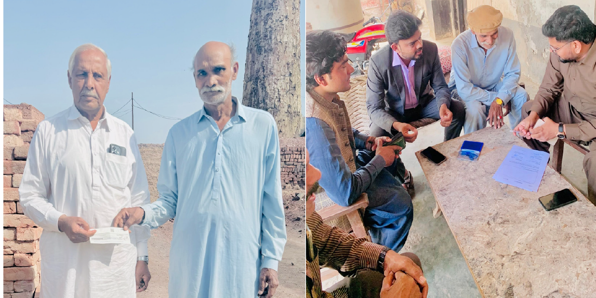 Christian family freed from bonded labor in Sargodha Pakistan