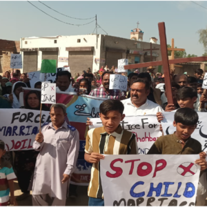 Christian Community Protests in Mian Channu Over Maria Shahbaz Case, Demands Stronger Laws