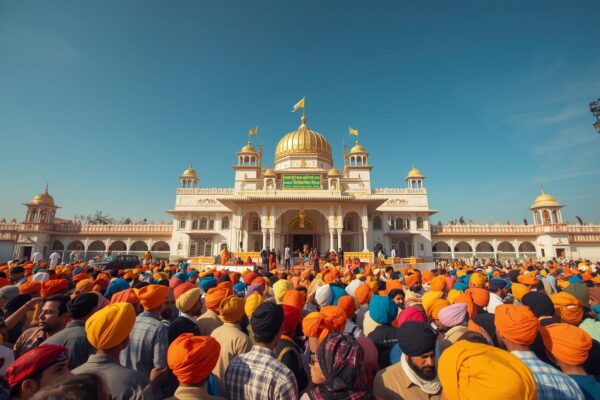 Sikh pilgrims Vaisakhi festival Nankana Sahib Pakistan